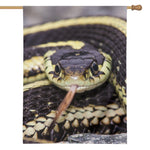 Garter Snake Print House Flag