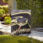 Garter Snake Print House Flag