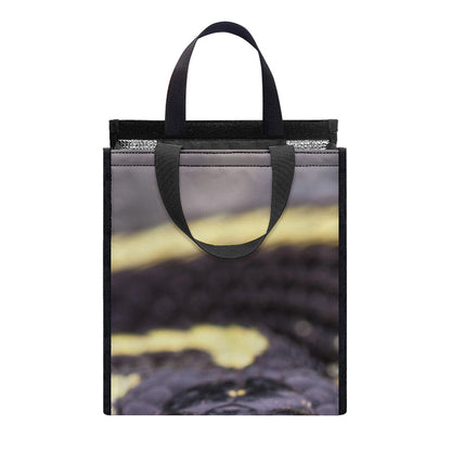 Garter Snake Print Insulated Lunch Tote