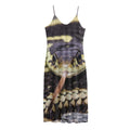 Garter Snake Print Jersey Midi Cami Dress