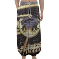 Garter Snake Print Lantern Pants