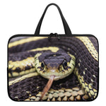 Garter Snake Print Laptop Sleeve With Handle