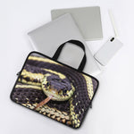 Garter Snake Print Laptop Sleeve With Handle