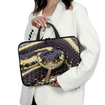 Garter Snake Print Laptop Sleeve With Handle