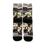 Garter Snake Print Long Socks