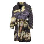 Garter Snake Print Men's Bathrobe