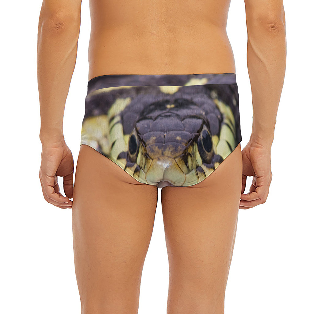 Garter Snake Print Men's Briefs
