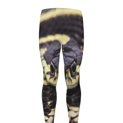 Garter Snake Print Men's leggings