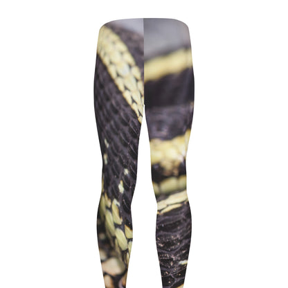 Garter Snake Print Men's leggings