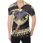 Garter Snake Print Men's Shirt