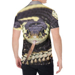 Garter Snake Print Men's Shirt