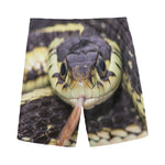 Garter Snake Print Men's Sports Shorts