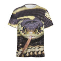 Garter Snake Print Men's Athletic T-Shirt