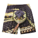 Garter Snake Print Men's Swim Trunks