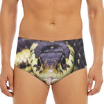 Garter Snake Print Men's Triangle Swim Briefs