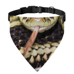 Garter Snake Print Over The Collar Dog Bandana