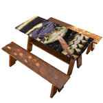 Garter Snake Print Picnic Table Cover