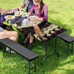 Garter Snake Print Picnic Table Cover
