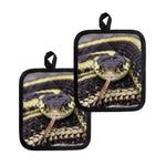 Garter Snake Print Pot Holders