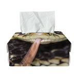 Garter Snake Print Rectangle Tissue Box Cover