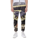 Garter Snake Print Scuba Joggers
