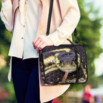 Garter Snake Print Shoulder Strap Bible Bag