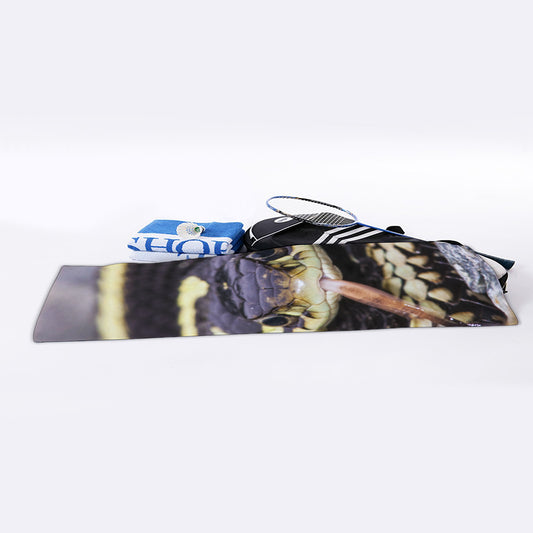 Garter Snake Print Sports Towel