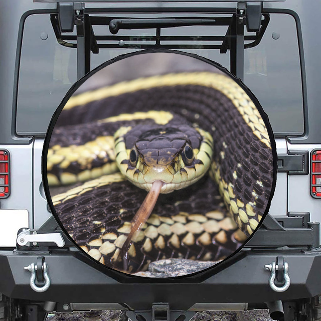 Garter Snake Print Tire Cover
