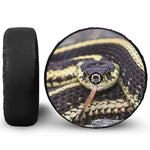 Garter Snake Print Tire Cover With Camera Hole