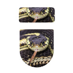 Garter Snake Print Toilet Lid And Tank Cover Set