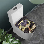 Garter Snake Print Toilet Lid Cover