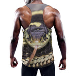 Garter Snake Print Training Tank Top