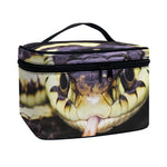 Garter Snake Print Travel Makeup Bag