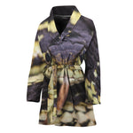 Garter Snake Print Women's Bathrobe