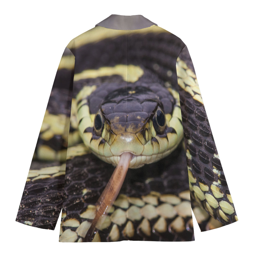 Garter Snake Print Women's Blazer