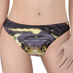 Garter Snake Print Women's Thong