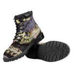 Garter Snake Print Work Boots