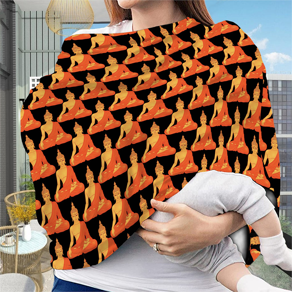 Gautama Buddha Pattern Print Baby Seat Cover