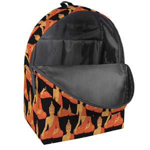 Gautama Buddha Pattern Print Backpack