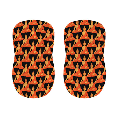 Gautama Buddha Pattern Print Bar Stool Covers