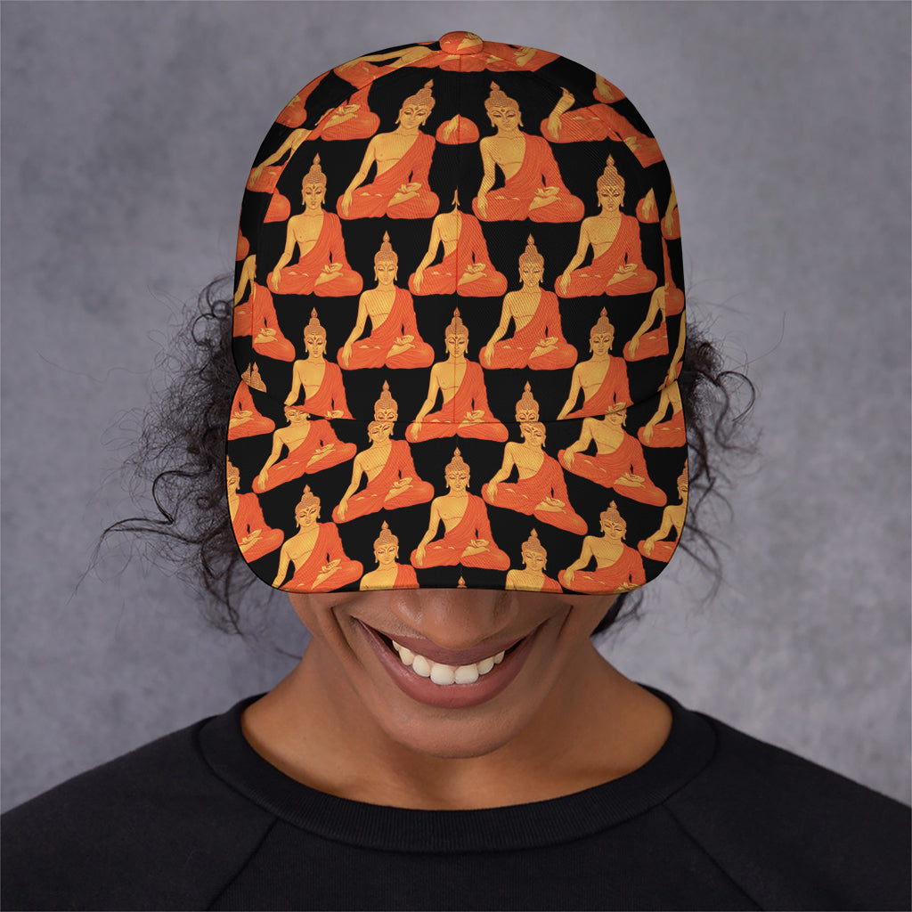 Gautama Buddha Pattern Print Baseball Cap