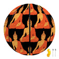Gautama Buddha Pattern Print Basketball
