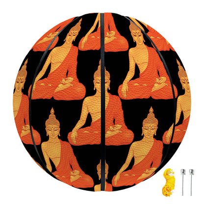 Gautama Buddha Pattern Print Basketball