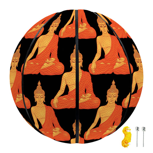 Gautama Buddha Pattern Print Basketball