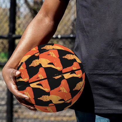 Gautama Buddha Pattern Print Basketball