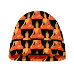 Gautama Buddha Pattern Print Beanie
