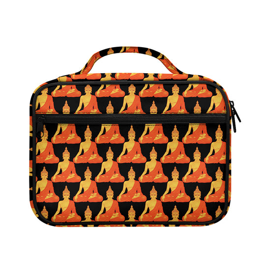 Gautama Buddha Pattern Print Briefcase Bible Bag