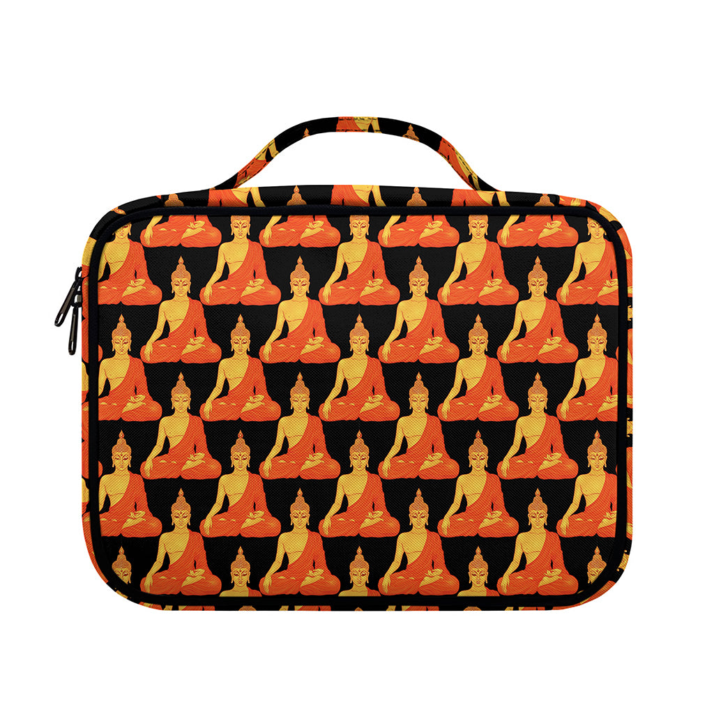Gautama Buddha Pattern Print Briefcase Bible Bag