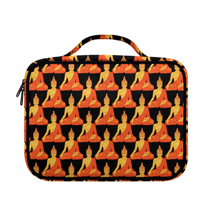 Gautama Buddha Pattern Print Briefcase Bible Bag