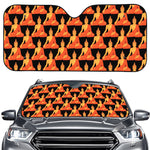 Gautama Buddha Pattern Print Car Windshield Sun Shade